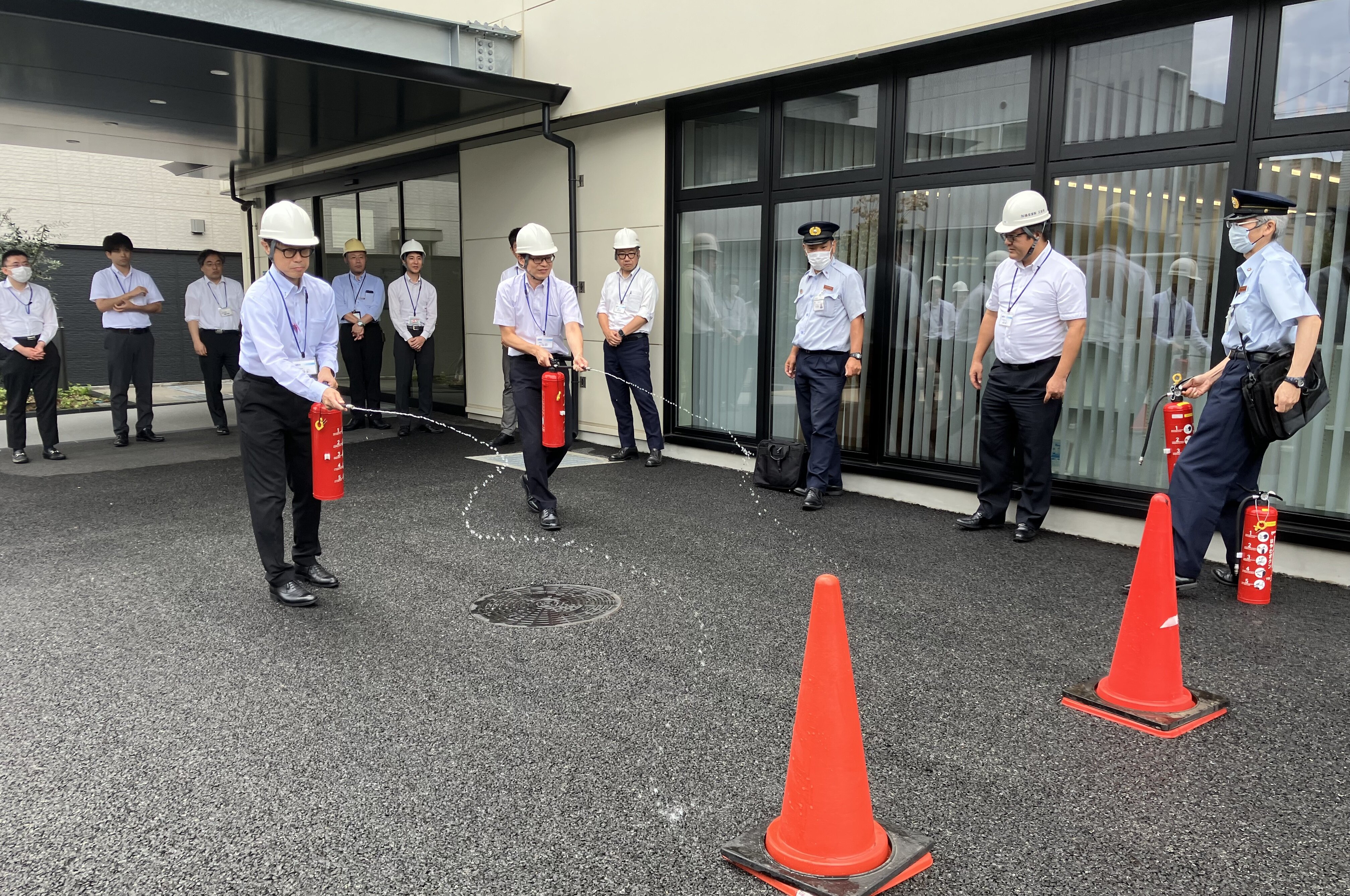 消防訓練の様子