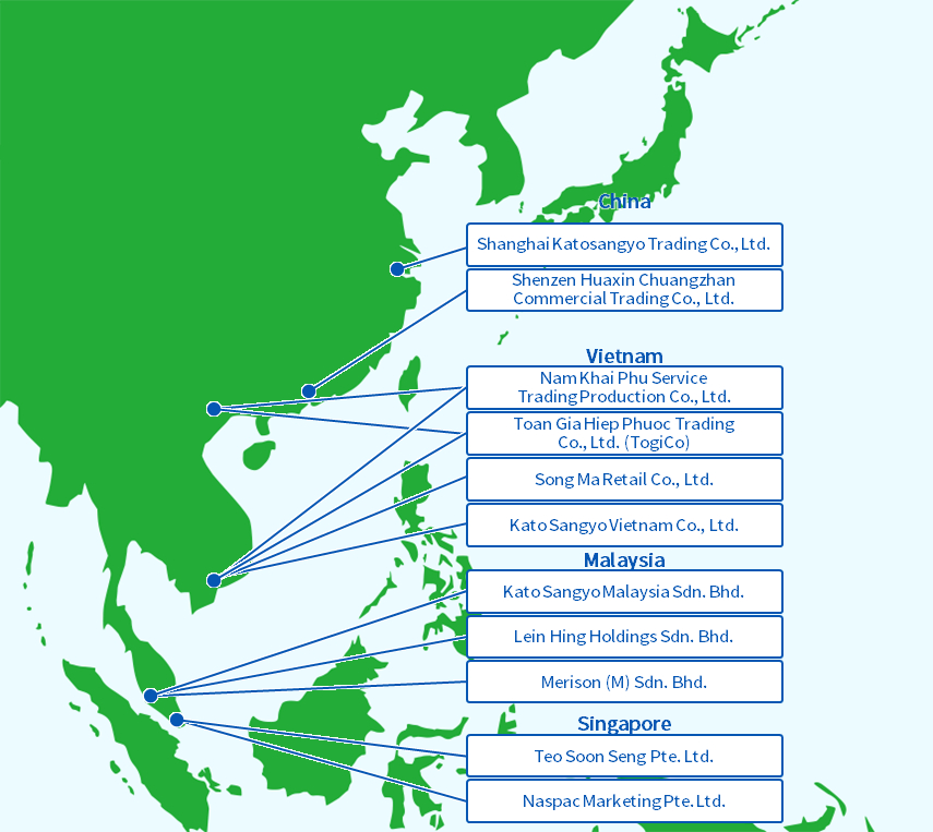 Map of Overseas Business